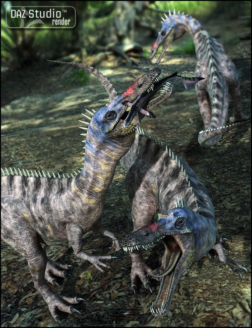 Prehistoric Predator Poses by: Digiport, 3D Models by Daz 3D