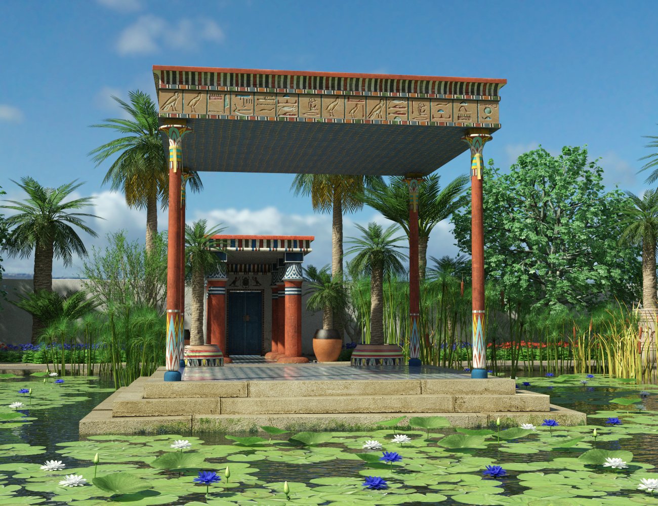 Ancient Egyptian House Ancient Egyptian House by: Aurelio, 3D Models by Daz 3D