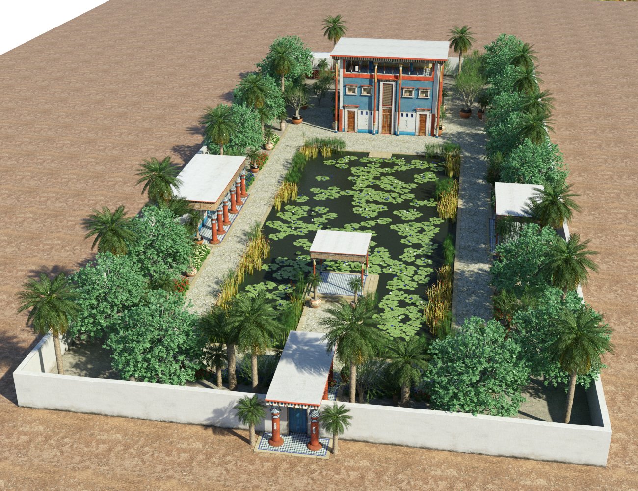 Ancient Egyptian House Ancient Egyptian House by: Aurelio, 3D Models by Daz 3D