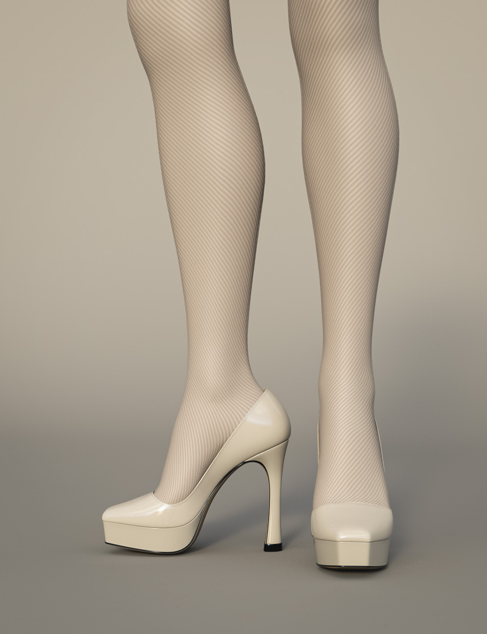 Square Pumps 2 for Genesis 8 and 8.1 Females by: dx30, 3D Models by Daz 3D