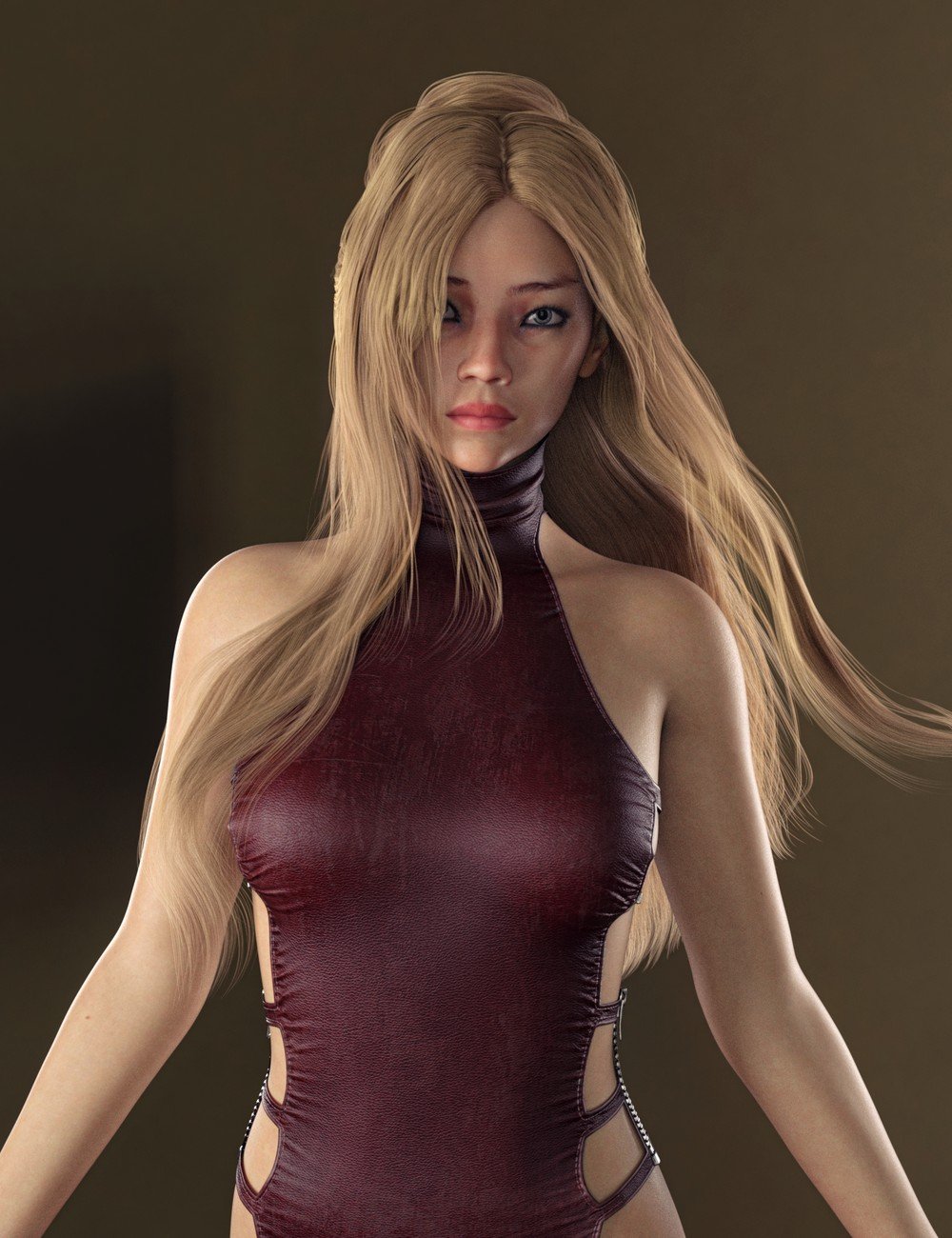 PS Long Hair for Genesis 8 and 8.1 Female by: ParagonSecond-Circle, 3D Models by Daz 3D