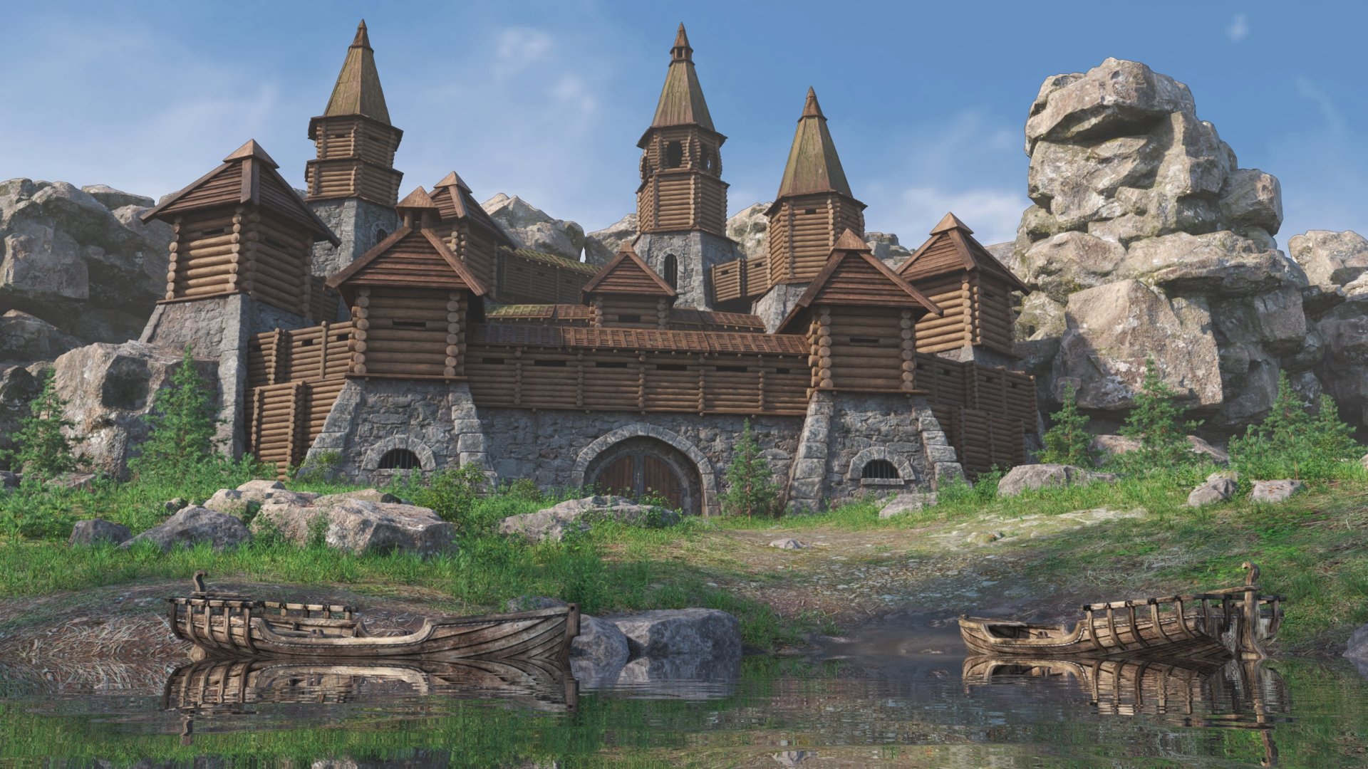Gardarika Fortress Gardarika Fortress by: Peanterra, 3D Models by Daz 3D