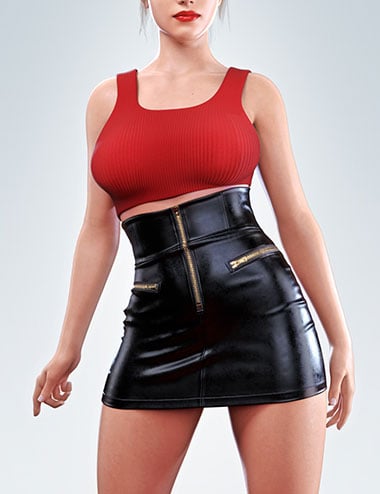 dForce COG Crop Top With Leather Skirt for Genesis 8 and 8.1 Females dForce COG Crop Top With Leather Skirt for Genesis 8 and 8.1 Females by: CatOnGlade, 3D Models by Daz 3D