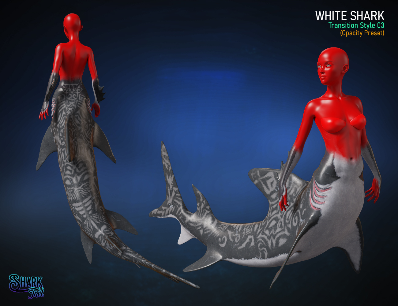 Shark Tail for Genesis 8 and 8.1 Female Shark Tail for Genesis 8 and 8.1 Female by: FenixPhoenixEsid, 3D Models by Daz 3D