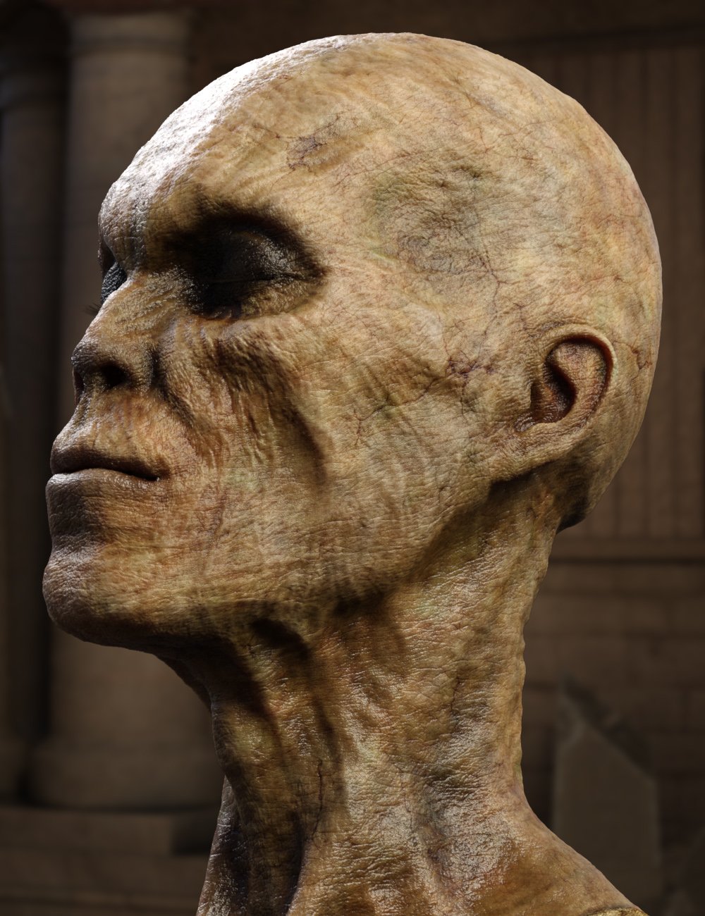 Amun-Raw Mummy for Genesis 8.1 Male by: RawArt, 3D Models by Daz 3D