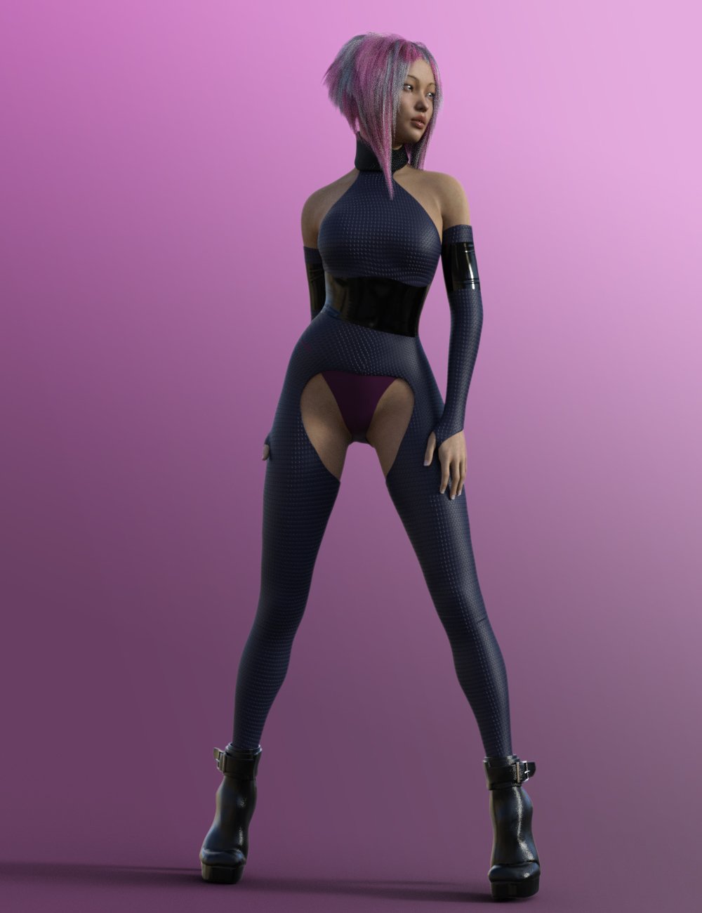 Soo A Outfit for Genesis 8.1 Females