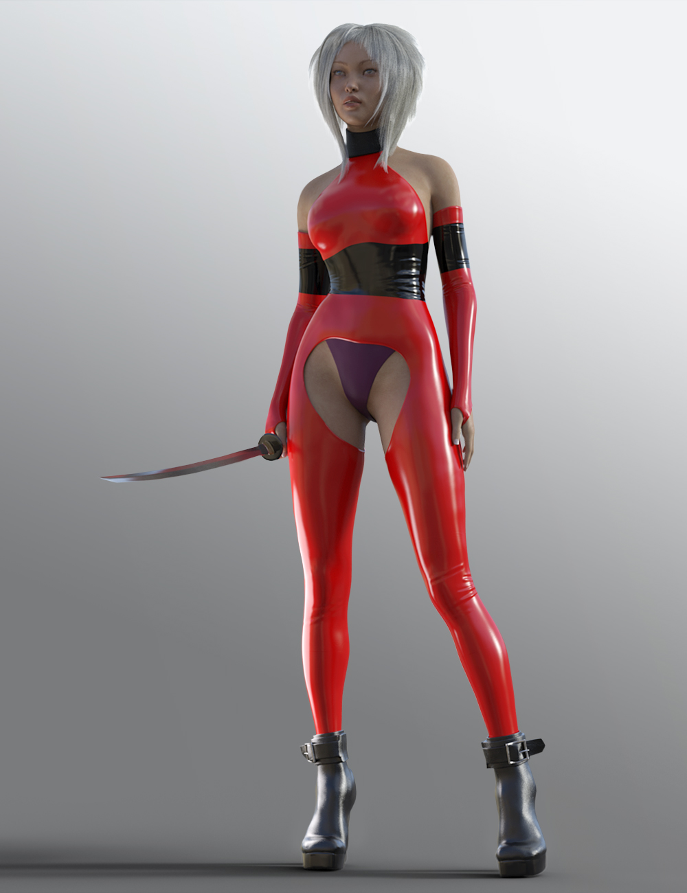 Soo A Outfit for Genesis 8.1 Females by: Lou, 3D Models by Daz 3D