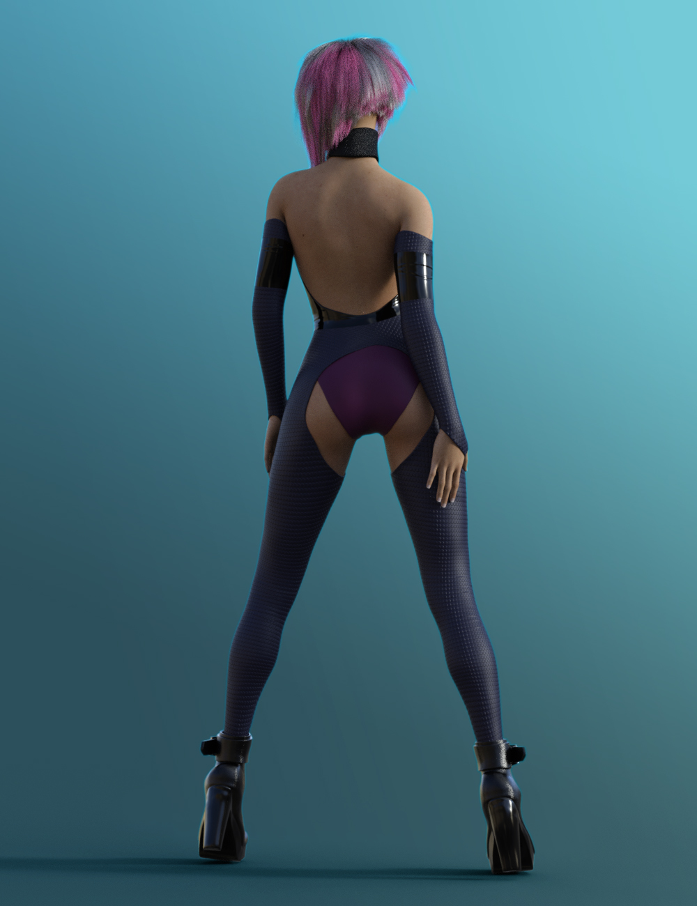 Soo A Outfit for Genesis 8.1 Females by: Lou, 3D Models by Daz 3D