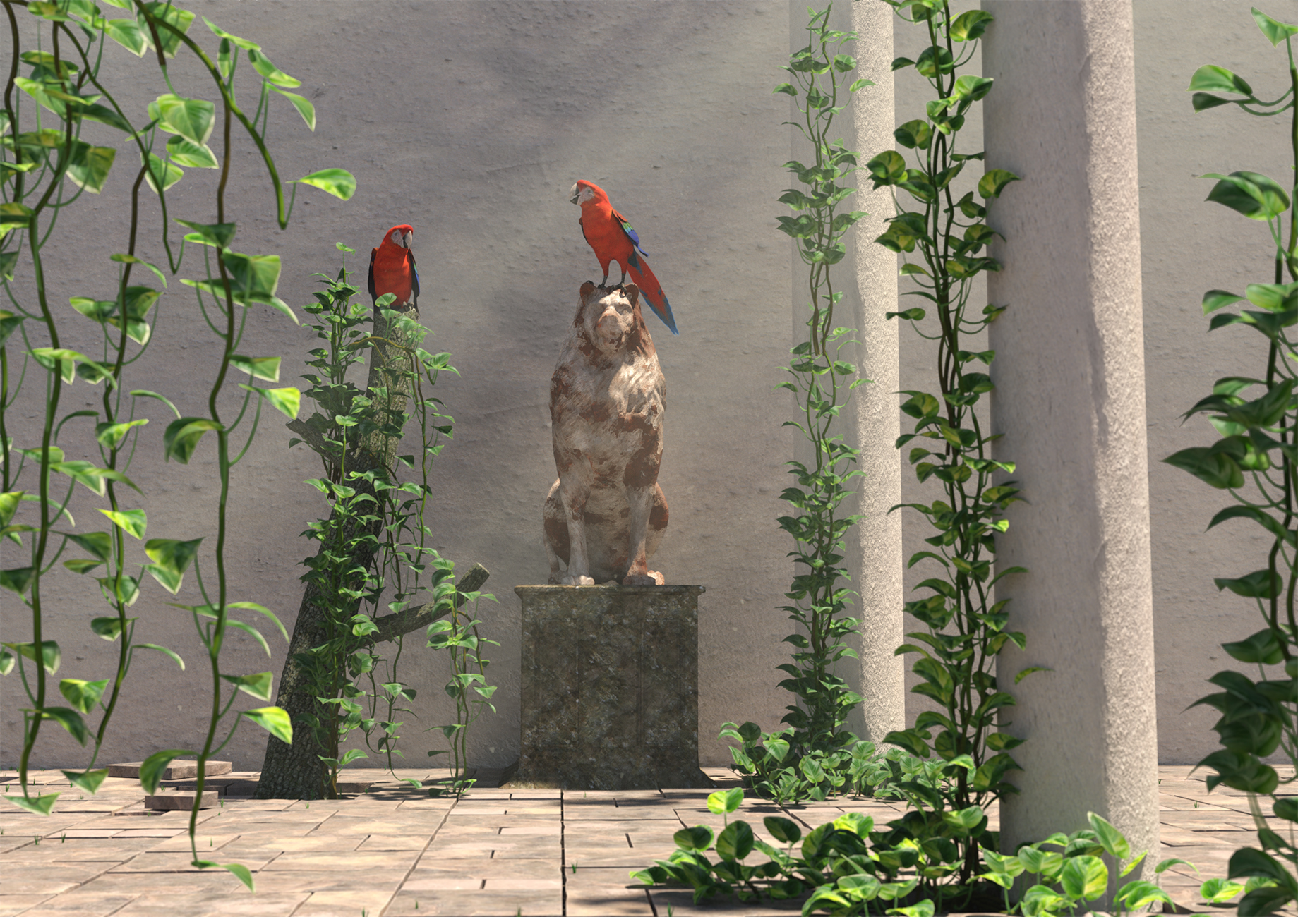 Build Your Own Tropical Climbing Plant Bundle Daz 3D