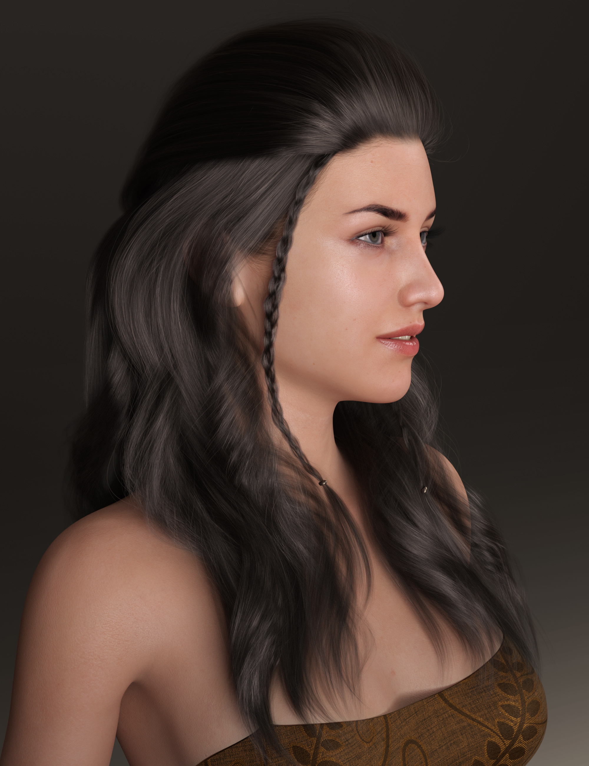 Heroic Curly Style Hair for Genesis 8 Female Heroic Curly Style Hair for Genesis 8 Female by: outoftouch, 3D Models by Daz 3D