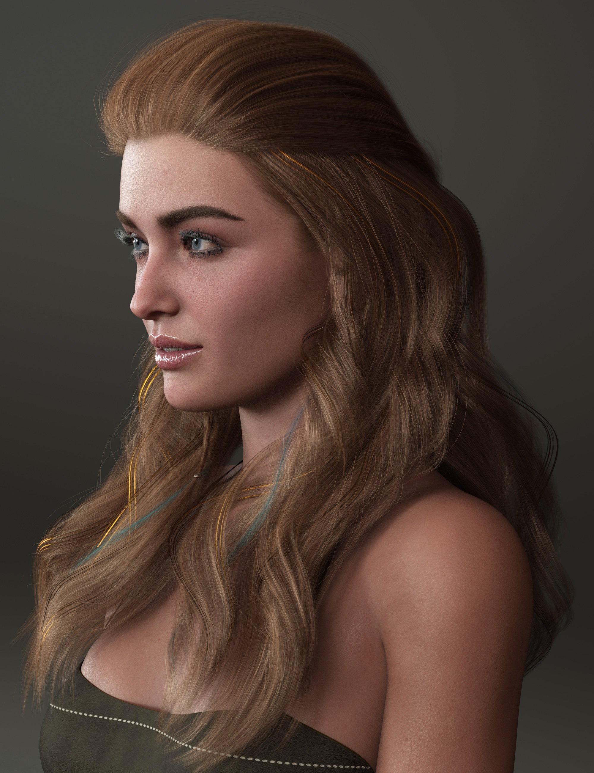 Heroic Curly Style Hair for Genesis 8 Female Heroic Curly Style Hair for Genesis 8 Female by: outoftouch, 3D Models by Daz 3D