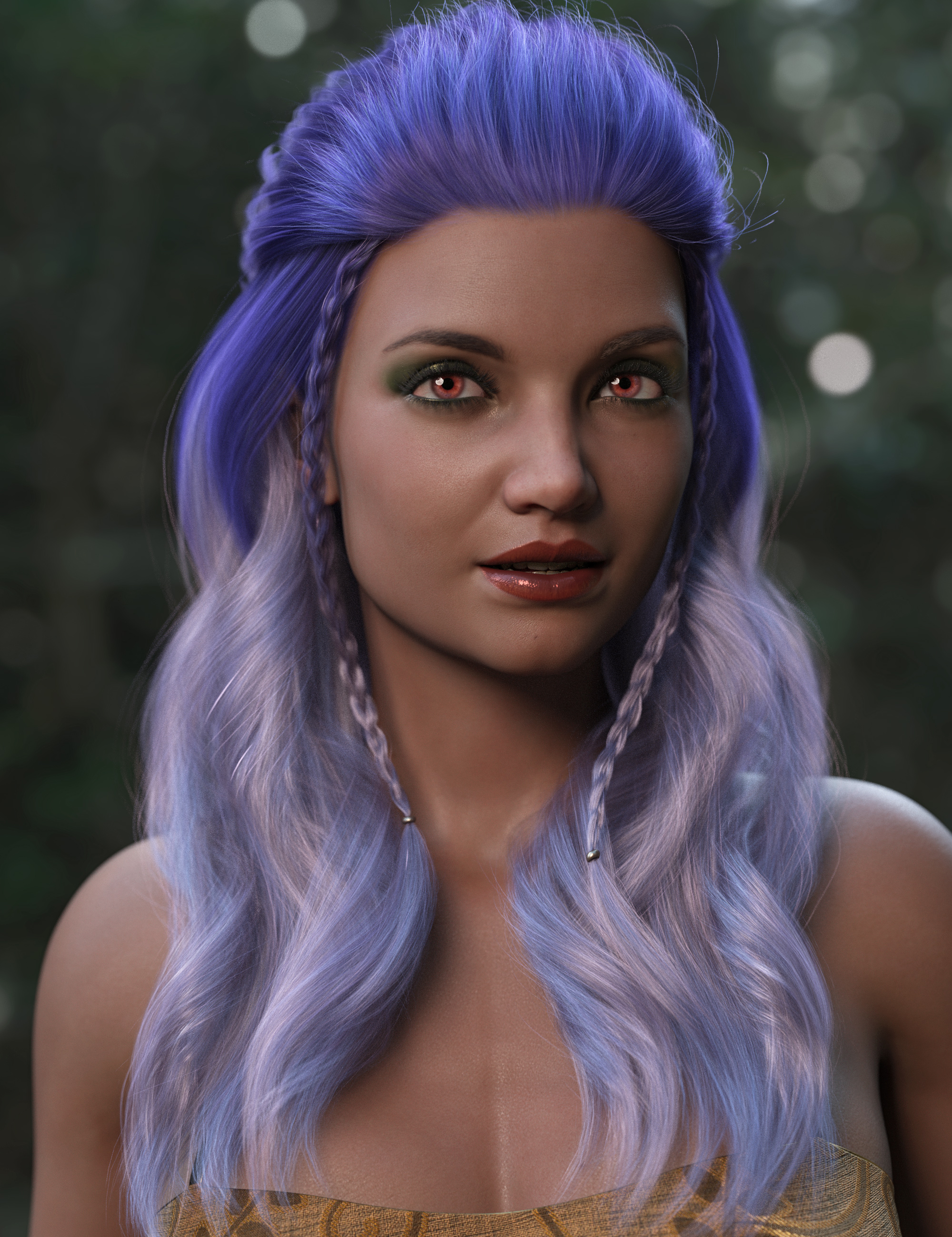 Heroic Curly Style Hair Texture Expansion by: outoftouch, 3D Models by Daz 3D