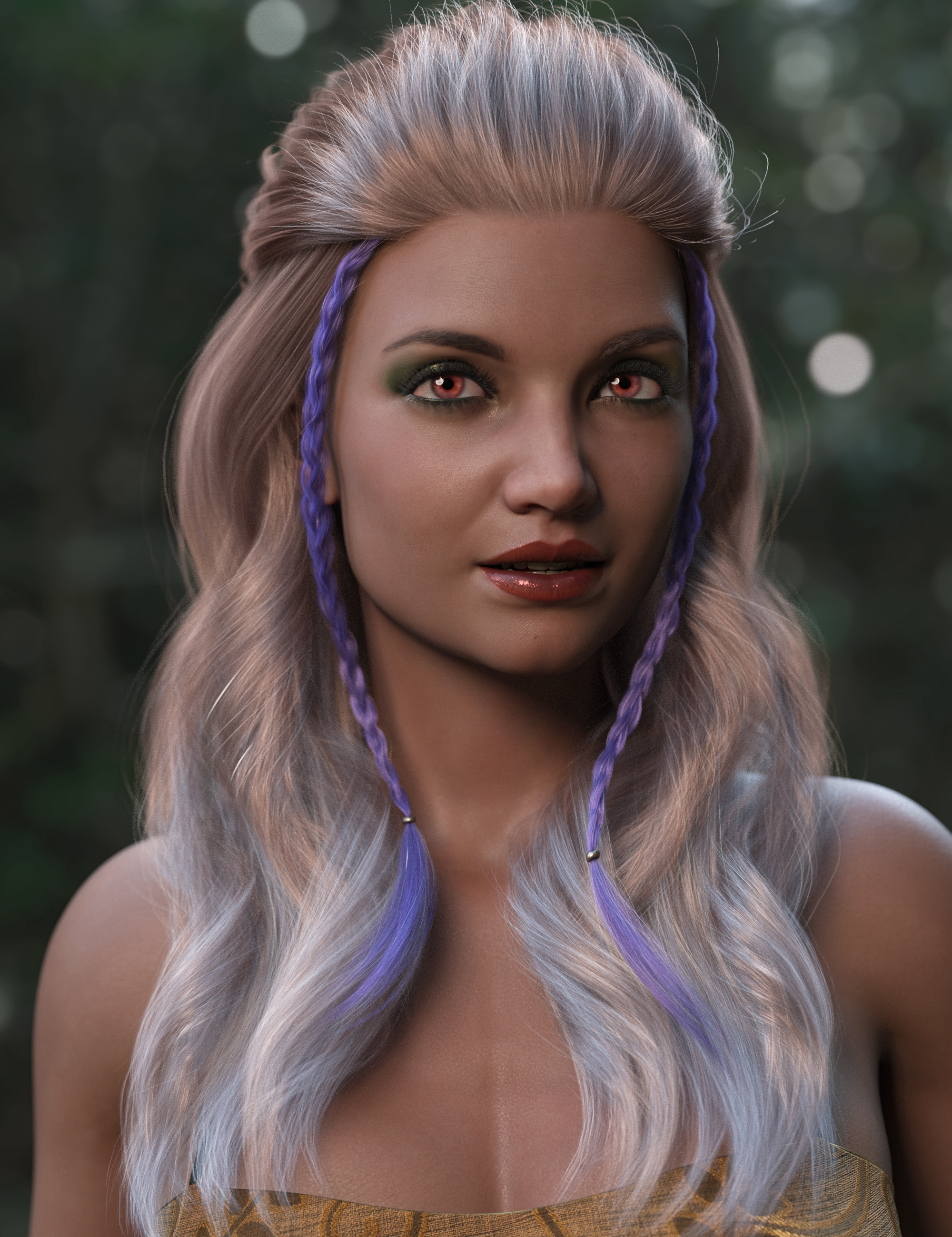 Heroic Curly Style Hair Texture Expansion by: outoftouch, 3D Models by Daz 3D