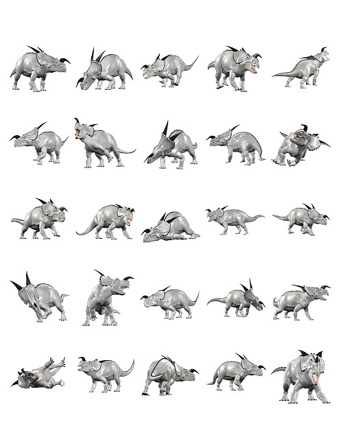 Prehistoric Prey Poses Prehistoric Prey Poses by: Digiport, 3D Models by Daz 3D