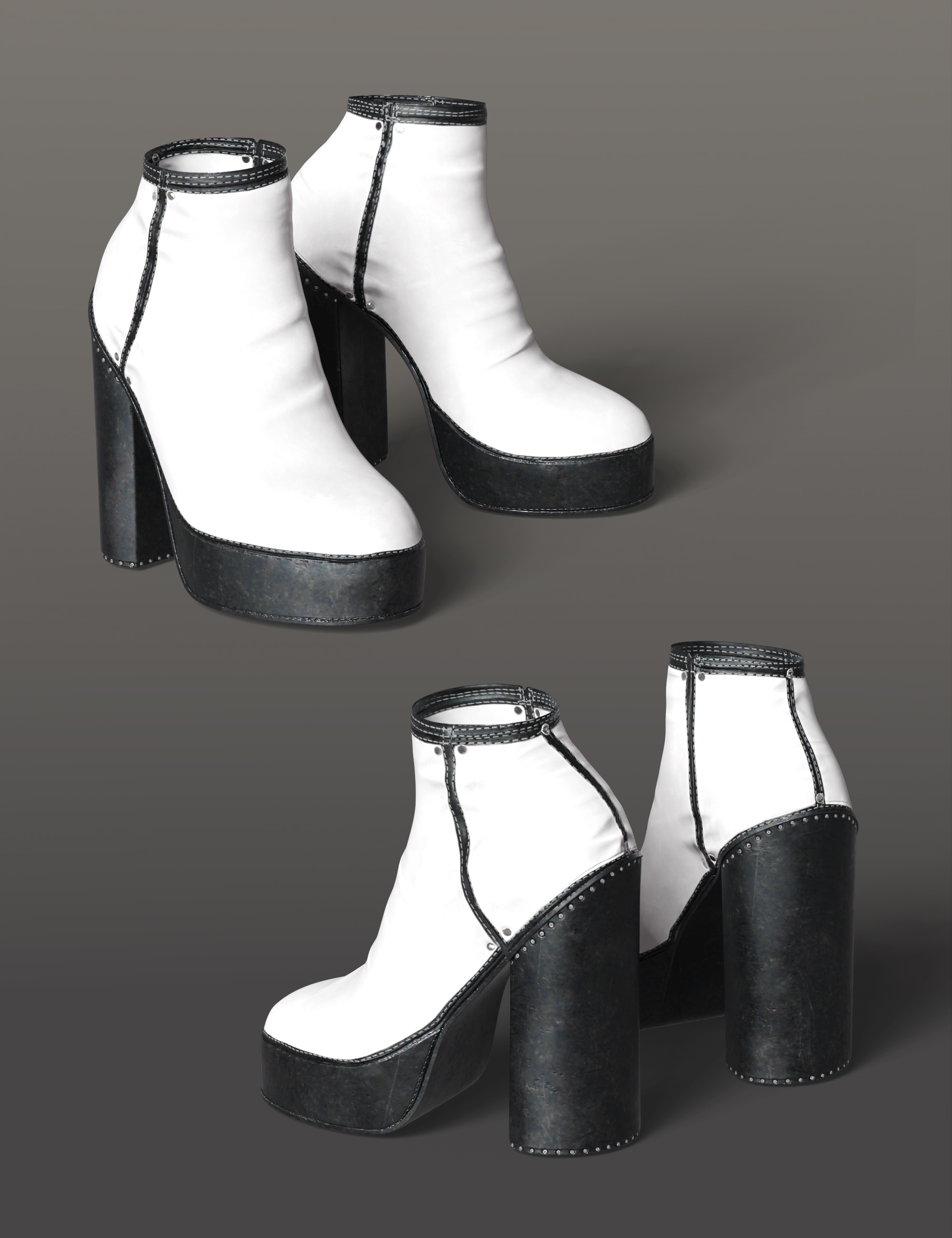 Shadow Realm Boots for Genesis 8 and 8.1 Females by: Barbara BrundonUmblefugly, 3D Models by Daz 3D