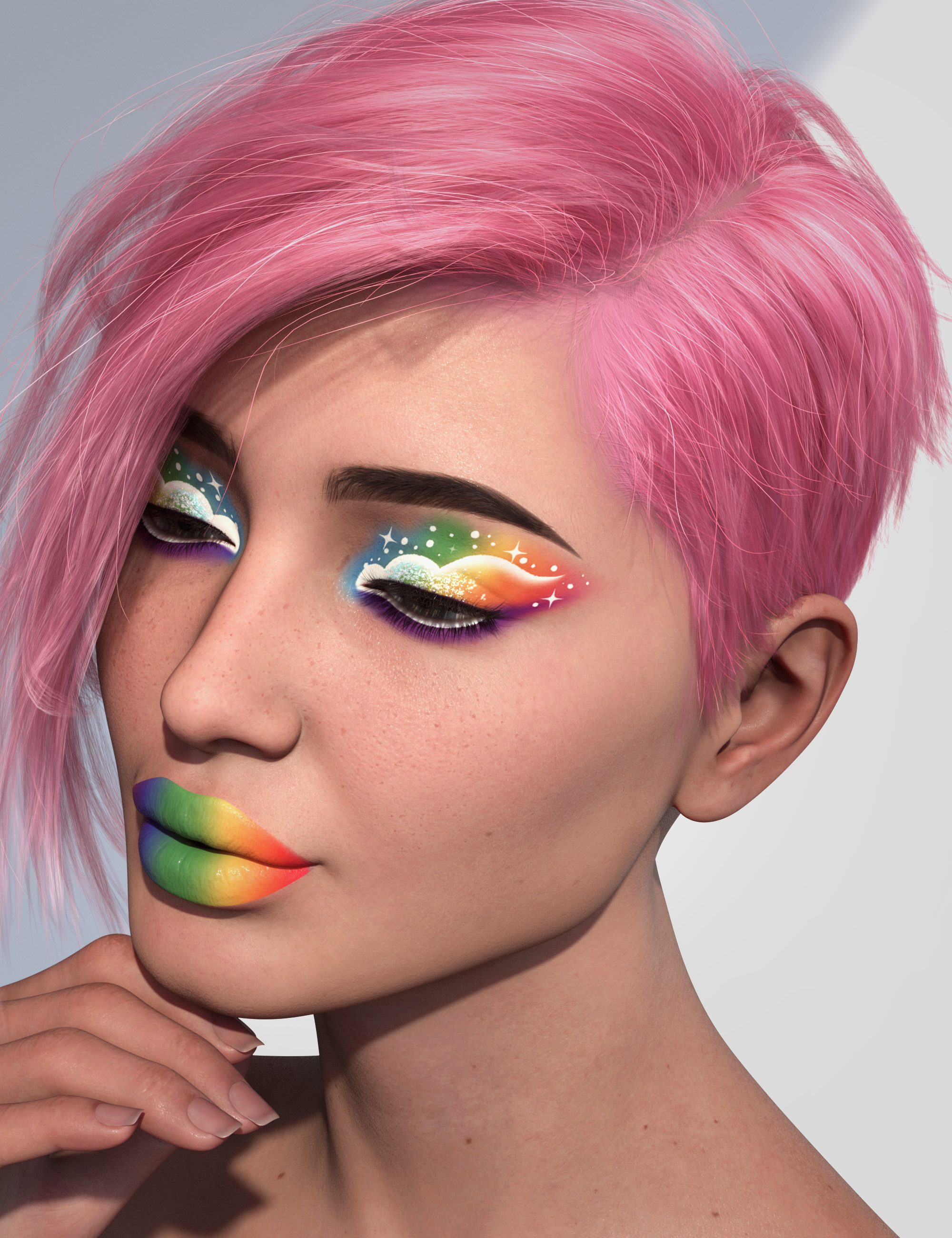 Prisma Makeup L.I.E. for Genesis 8.1 Females and Males Prisma Makeup L.I.E. for Genesis 8.1 Females and Males by: 3D Sugar, 3D Models by Daz 3D