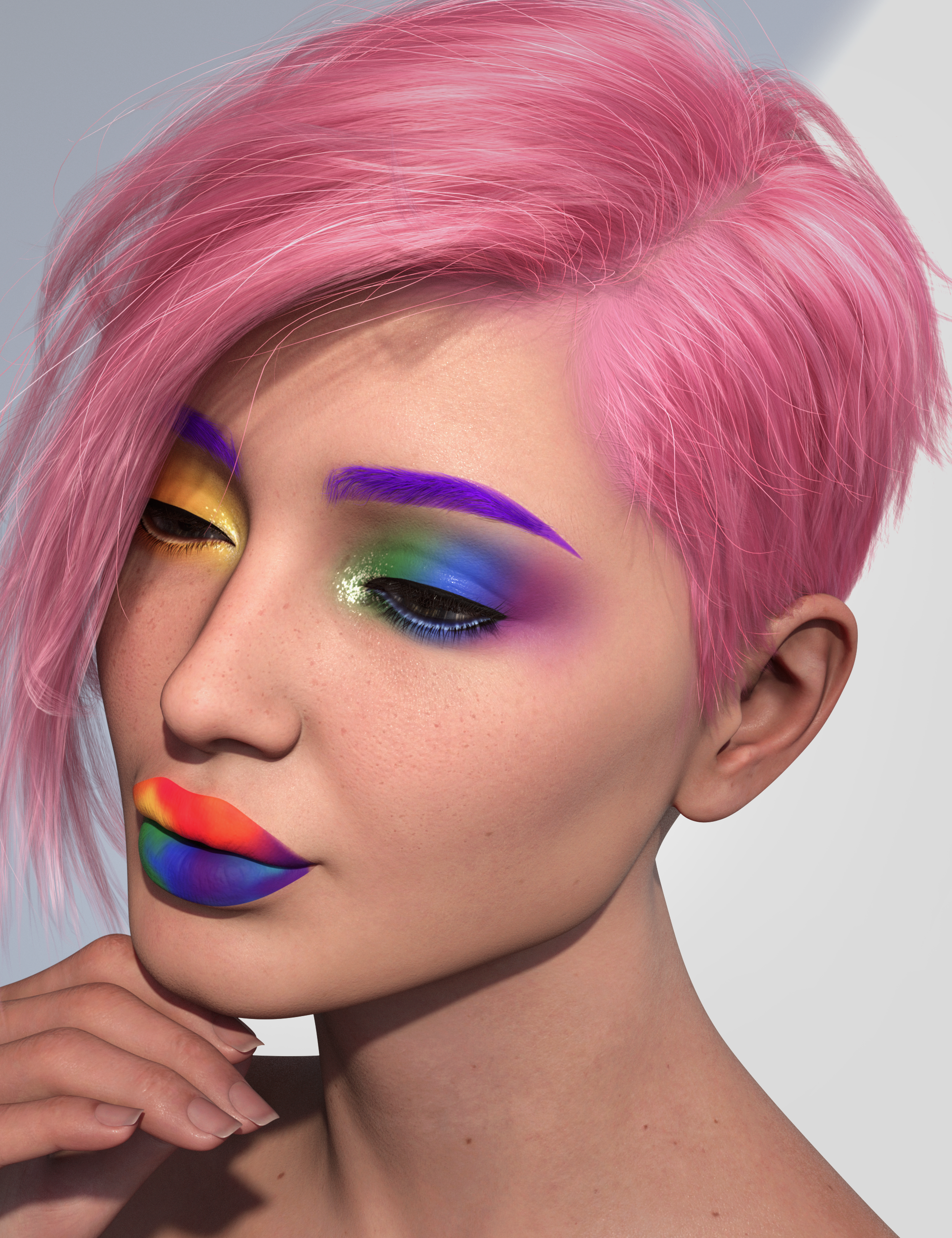 Prisma Makeup L.I.E. for Genesis 8.1 Females and Males Prisma Makeup L.I.E. for Genesis 8.1 Females and Males by: 3D Sugar, 3D Models by Daz 3D