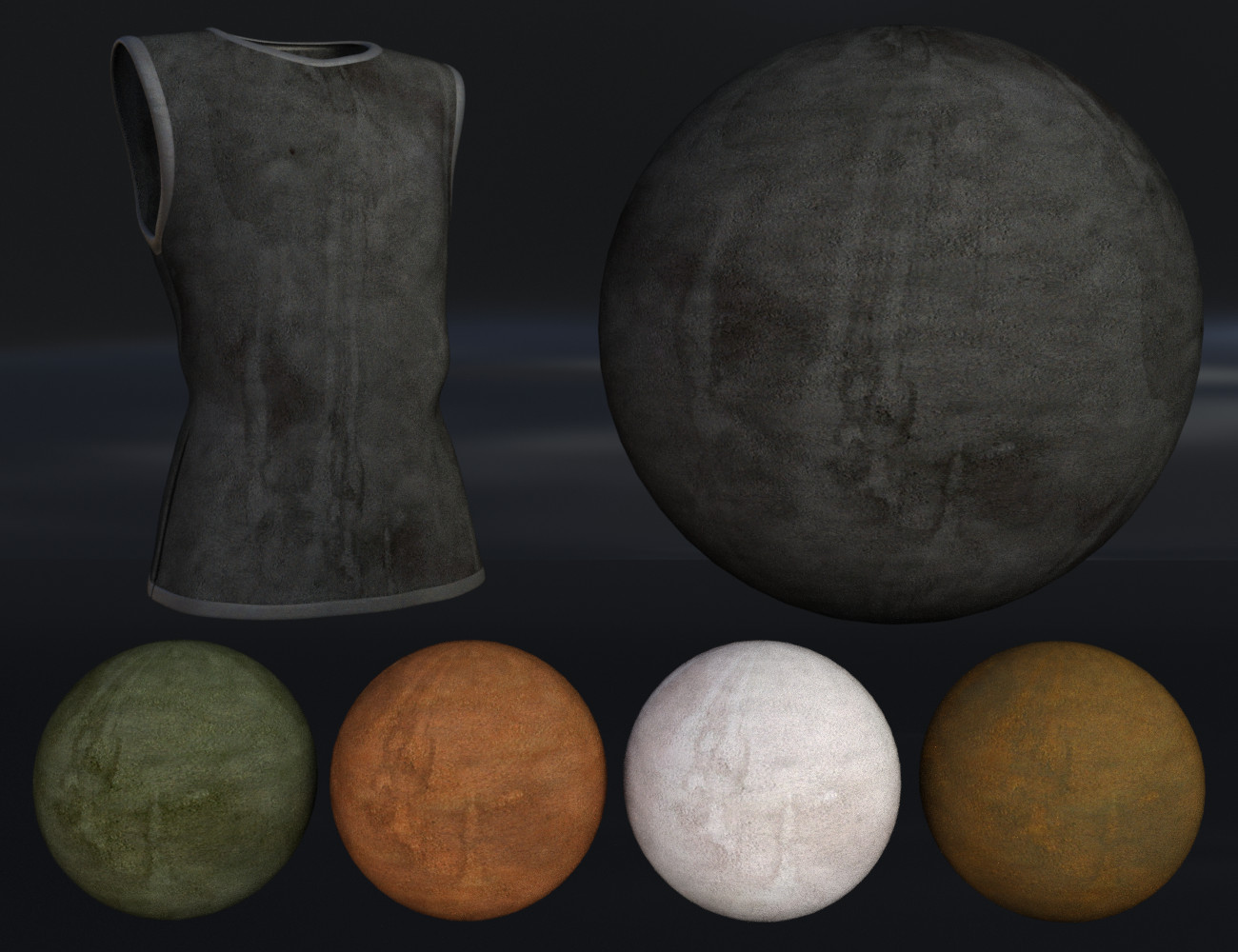 FSL Worn and Corroded Armor Shader Presets Iray by: Fuseling, 3D Models by Daz 3D