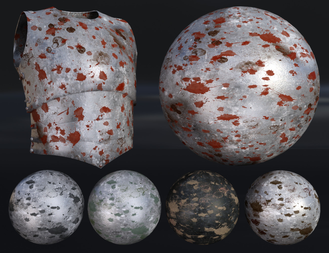 FSL Worn and Corroded Armor Shader Presets Iray FSL Worn and Corroded Armor Shader Presets Iray by: Fuseling, 3D Models by Daz 3D