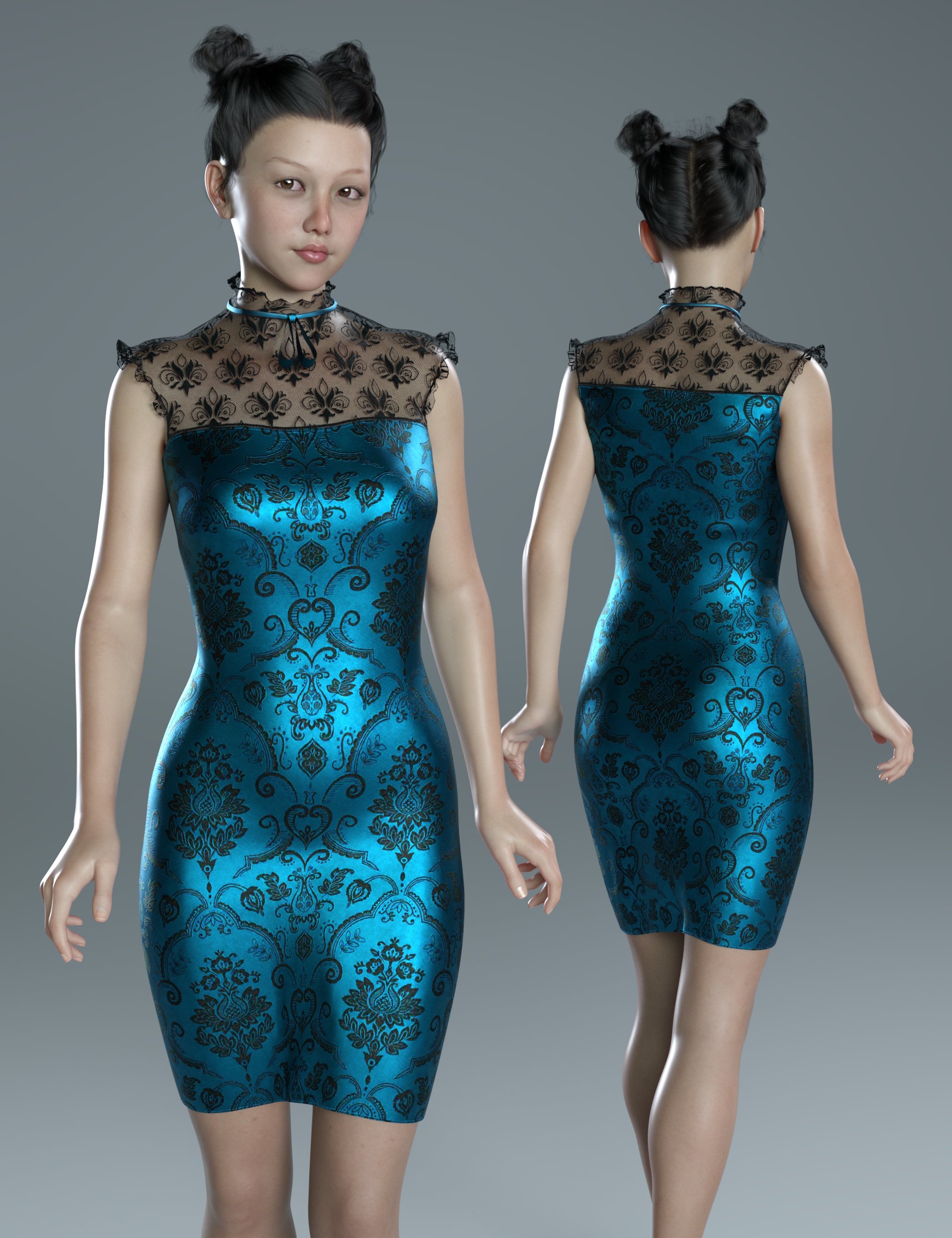 dForce Tabatha Dress for Genesis 8 and 8.1 Female dForce Tabatha Dress for Genesis 8 and 8.1 Female by: Sade, 3D Models by Daz 3D