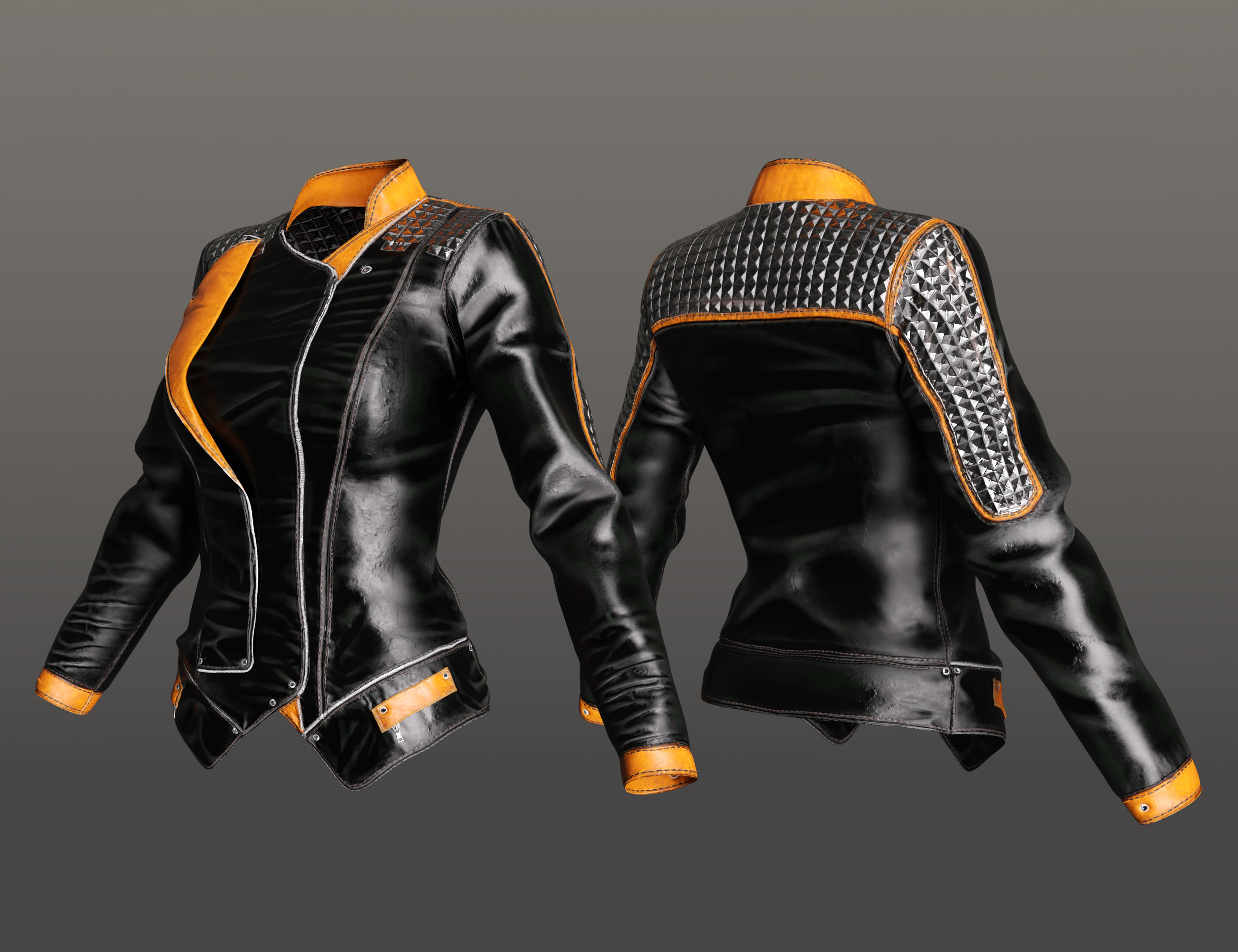 Shadow Realm Jacket for Genesis 8 and 8.1 Females by: Barbara BrundonUmblefugly, 3D Models by Daz 3D