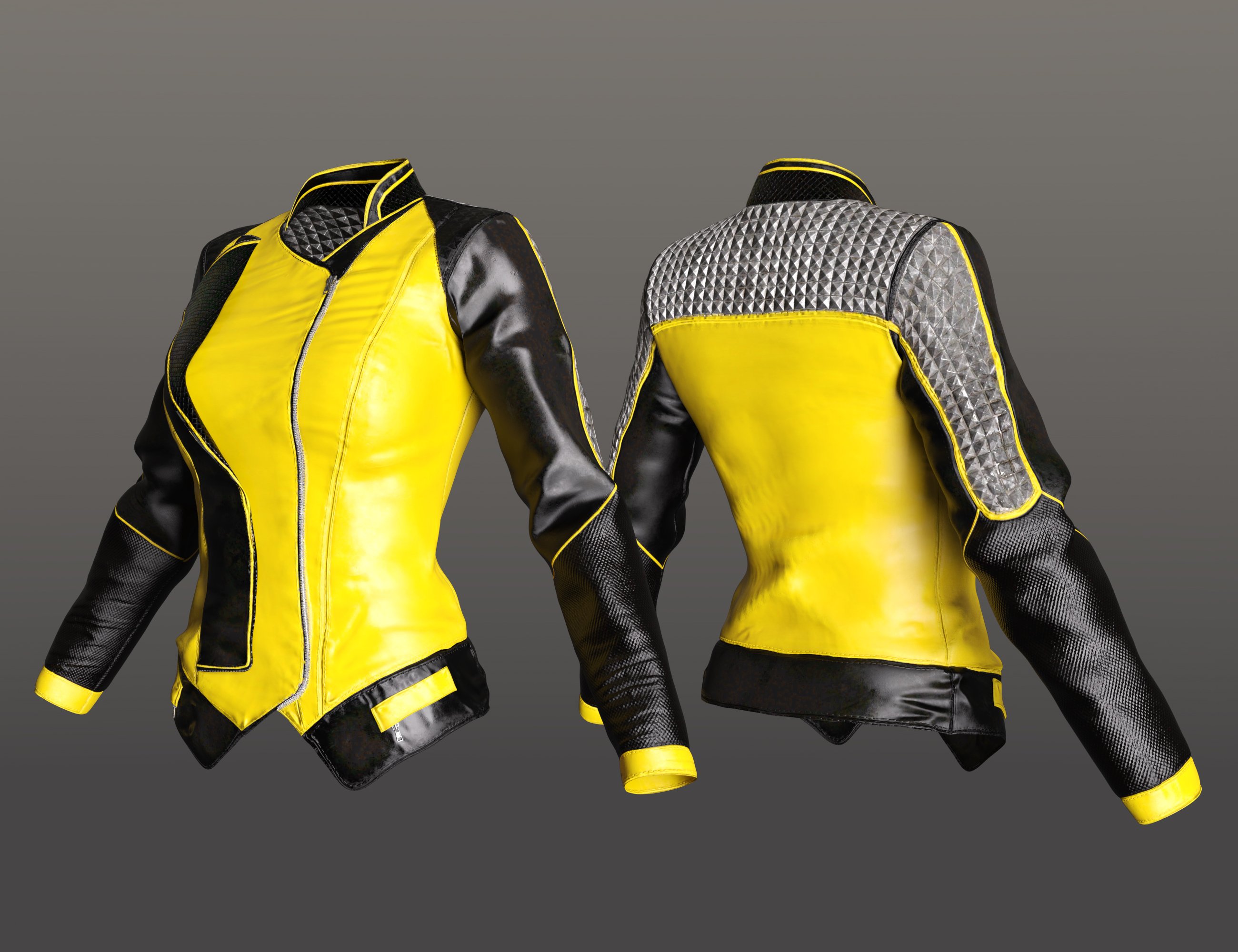 Shadow Realm Jacket for Genesis 8 and 8.1 Females by: Barbara BrundonUmblefugly, 3D Models by Daz 3D