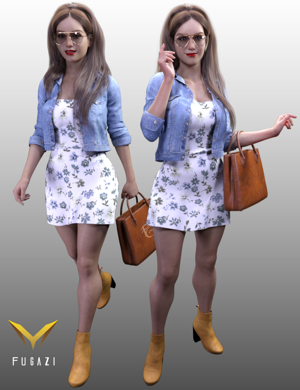 FG Summer Outfit for Genesis 8 Females by: Ironman, 3D Models by Daz 3D