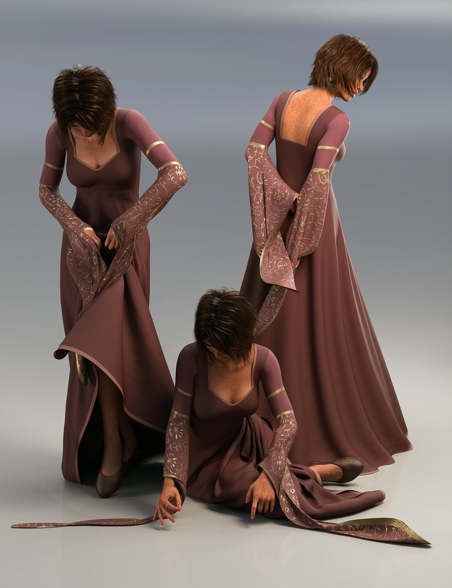 FF's Innocence for Genesis 8 and 8.1 Female and the Universal Dress by: FeralFey, 3D Models by Daz 3D