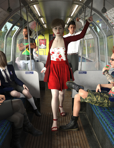 The Tube Interior Extras and Poses for Genesis 8 and 8.1 by: Dogz, 3D Models by Daz 3D