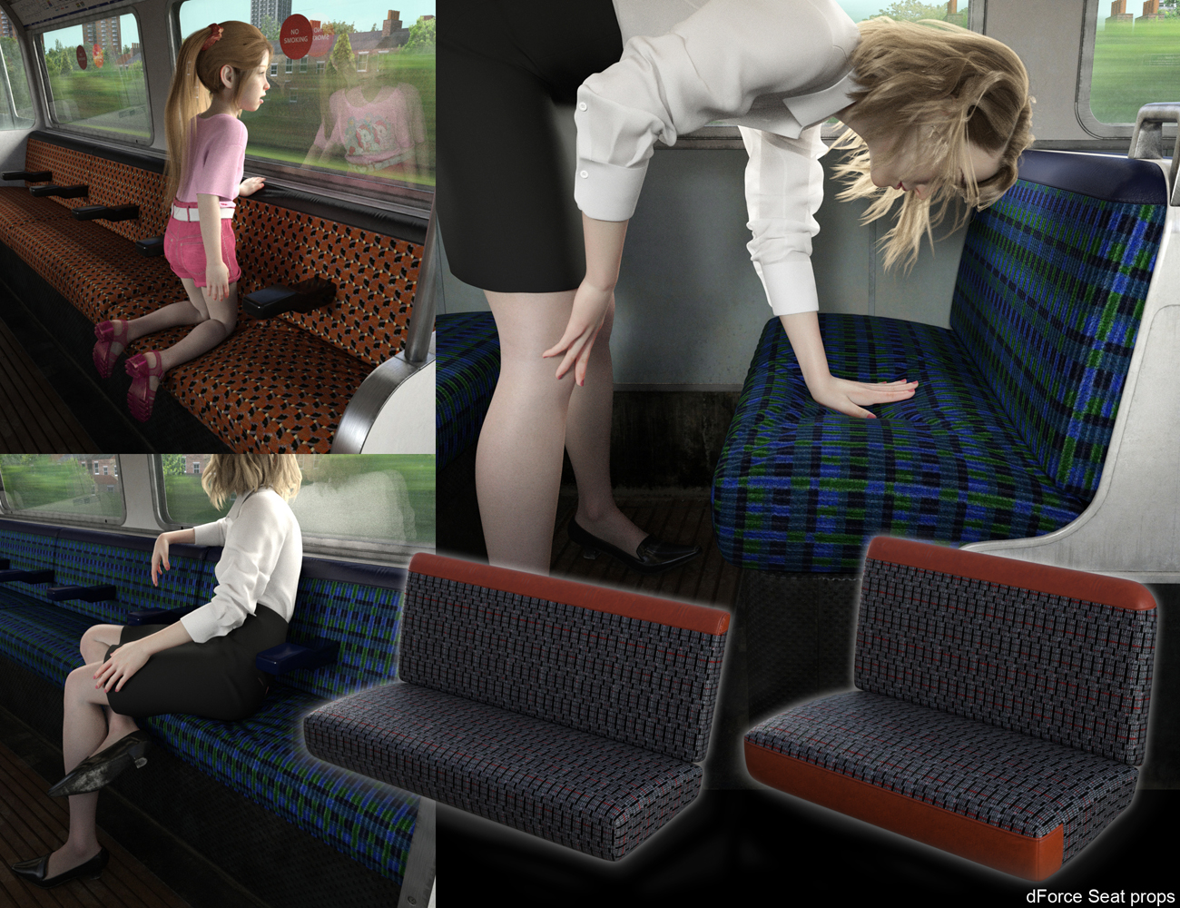 The Tube Interior Extras and Poses for Genesis 8 and 8.1 by: Dogz, 3D Models by Daz 3D