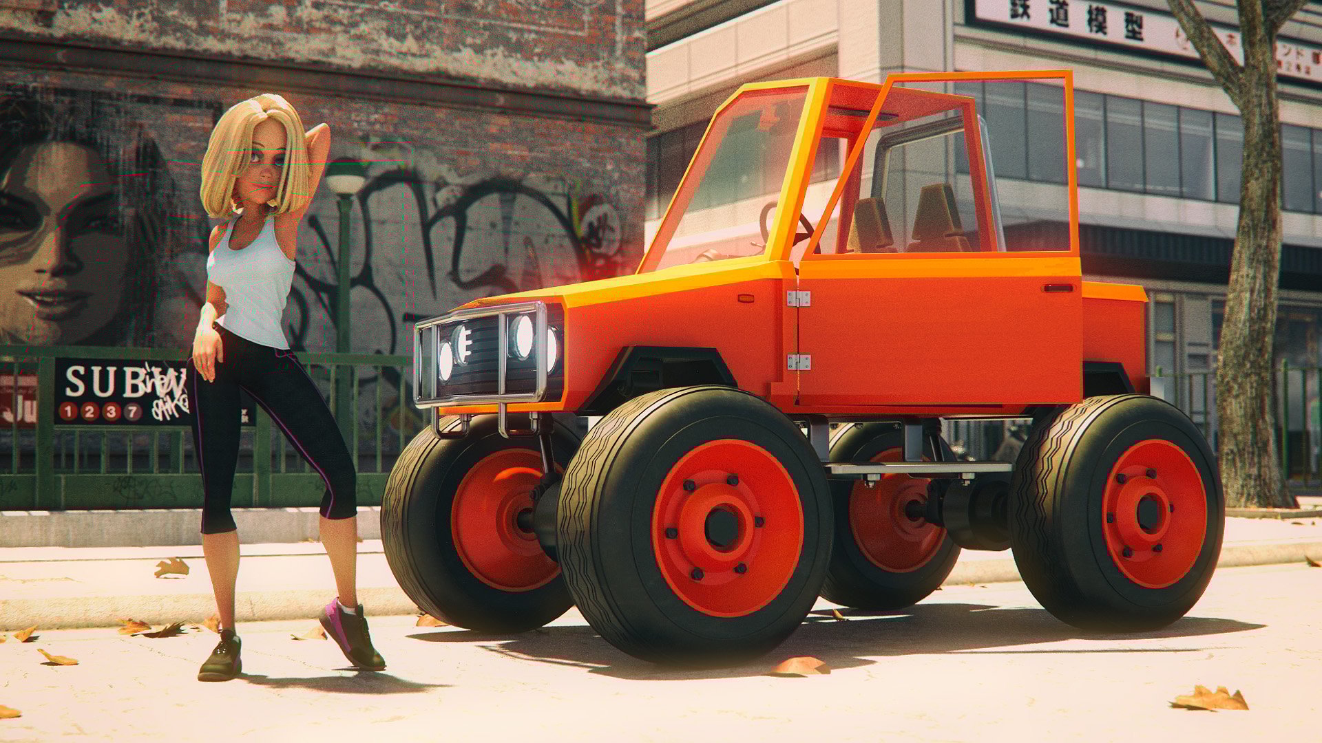 Stylized Car 01 Stylized Car 01 by: Mely3D, 3D Models by Daz 3D