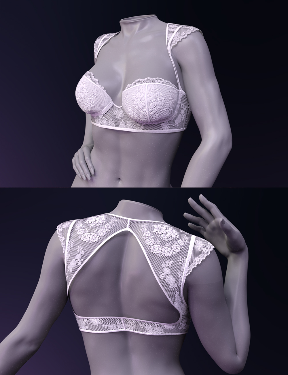 X-Fashion Lace Tops Set for Genesis 8 and 8.1 Females X-Fashion Lace Tops Set for Genesis 8 and 8.1 Females by: xtrart-3d, 3D Models by Daz 3D