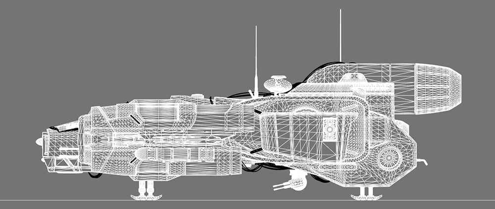 Starship 3077 by: Dreamlight, 3D Models by Daz 3D