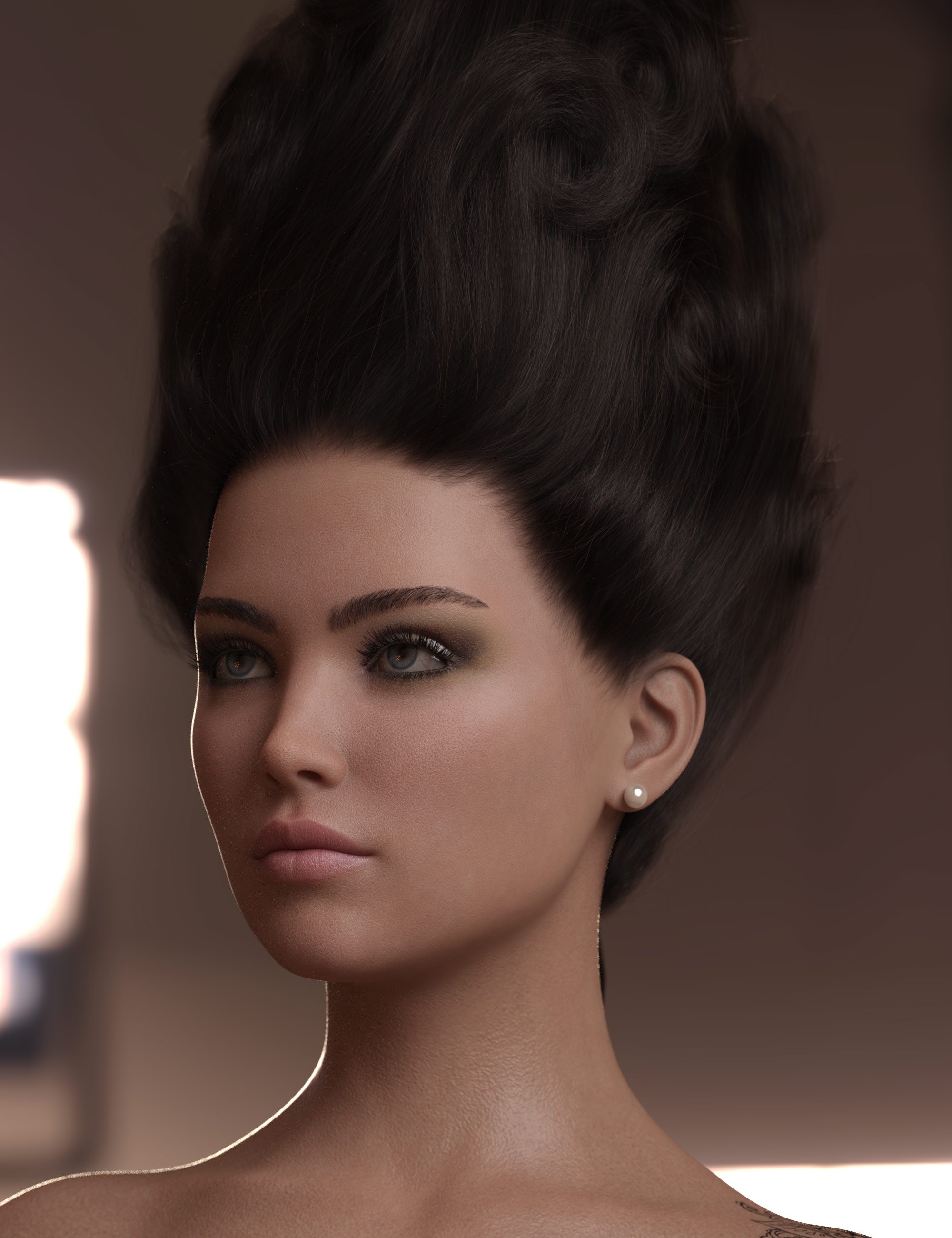 Historique Updo for Genesis 8 Female by: outoftouch, 3D Models by Daz 3D