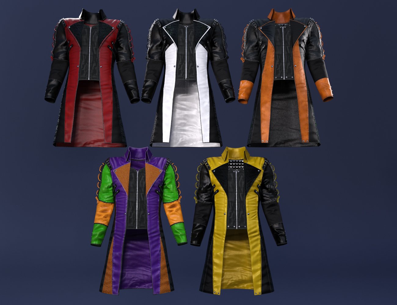 Shadow Realm Jacket for Genesis 8 and 8.1 Males