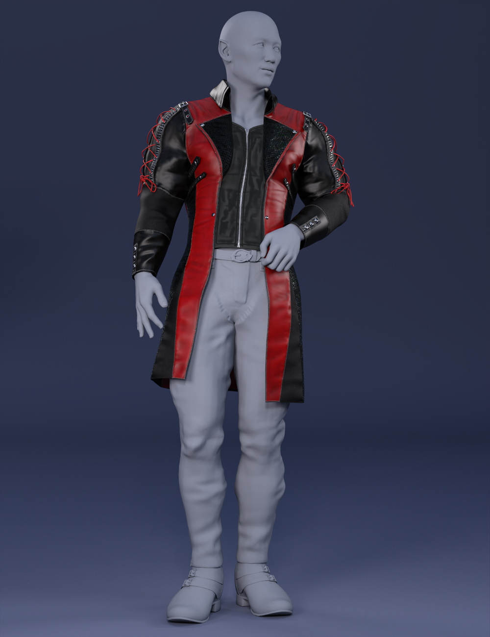 Shadow Realm Jacket for Genesis 8 and 8.1 Males by: Barbara BrundonUmblefugly, 3D Models by Daz 3D