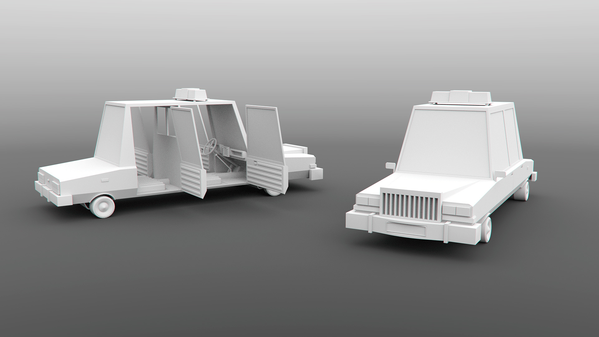 Stylized Car 02 by: Mely3D, 3D Models by Daz 3D