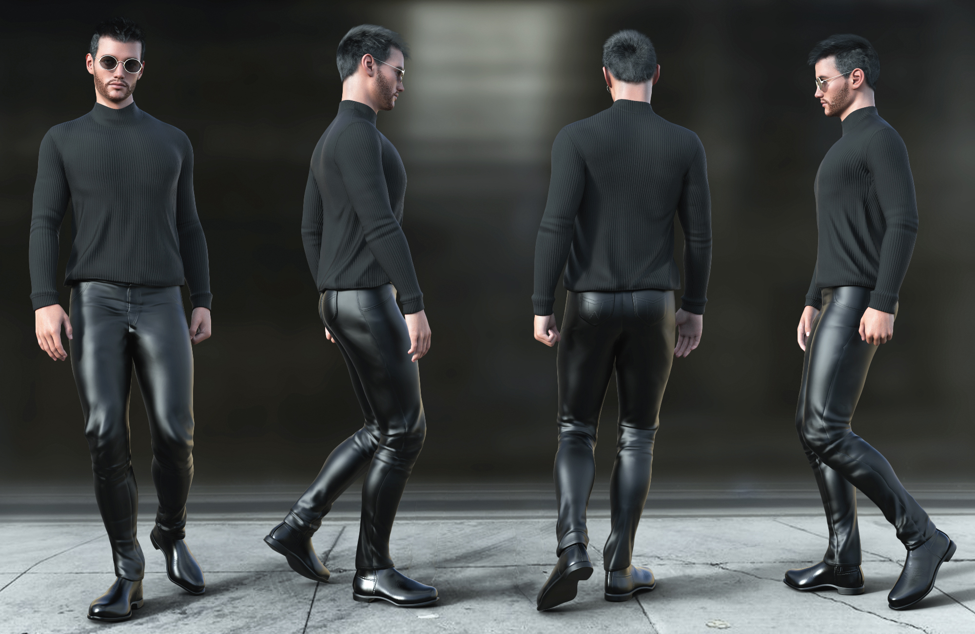 M Fashion Casual Outfit V1 for Genesis 8 and 8.1 Male Bundle | Daz 3D