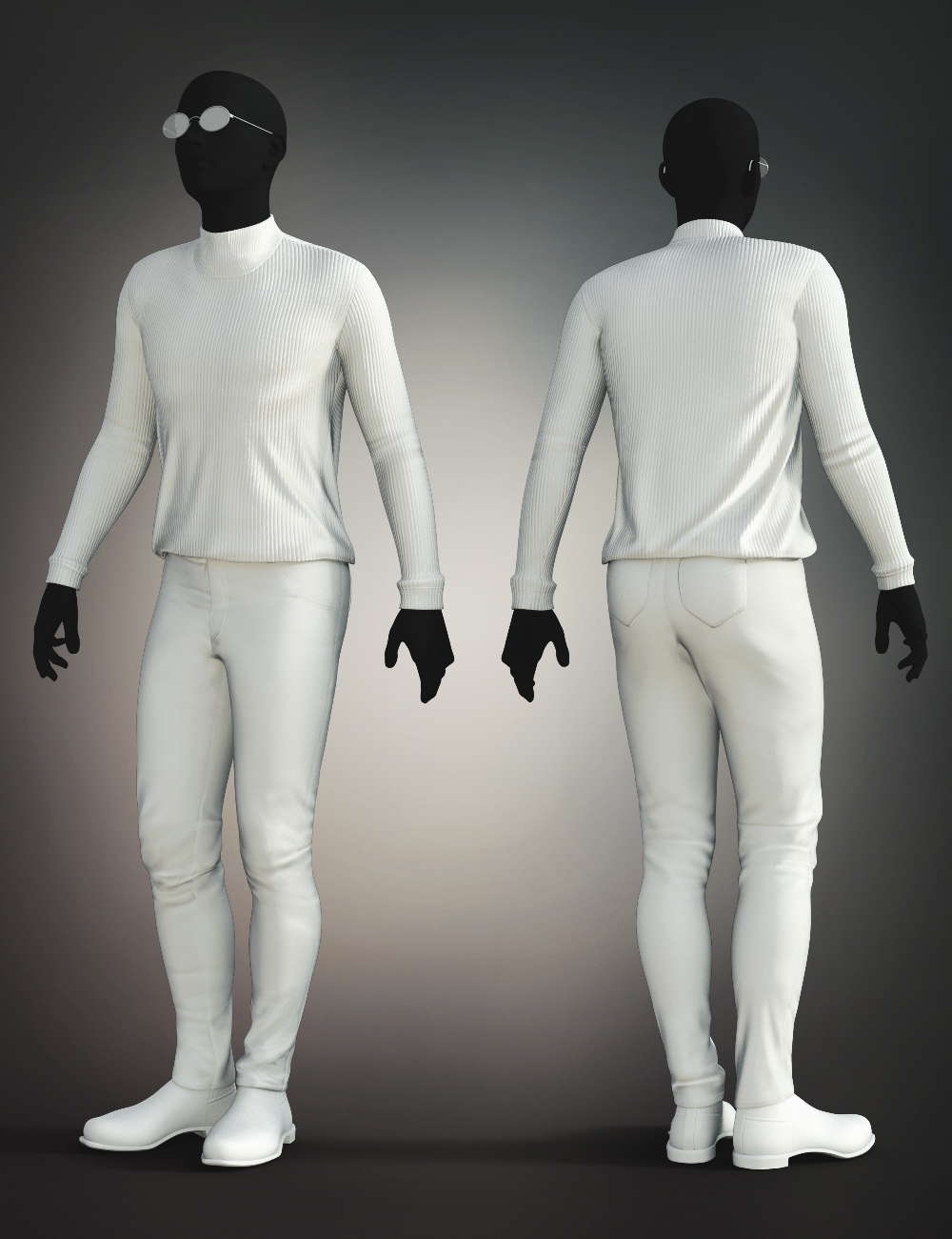 M Fashion Casual Outfit V1 for Genesis 8 and 8.1 Male Bundle | Daz 3D