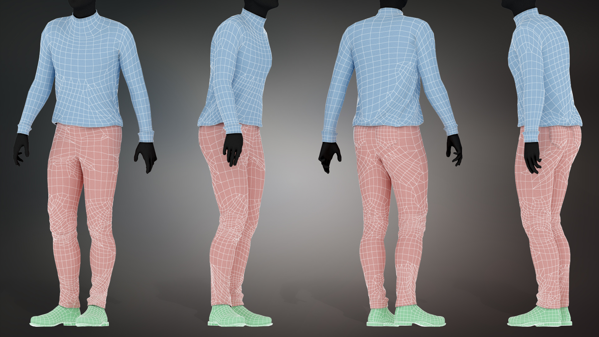 M Fashion Casual Outfit V1 for Genesis 8 and 8.1 Male Bundle | Daz 3D