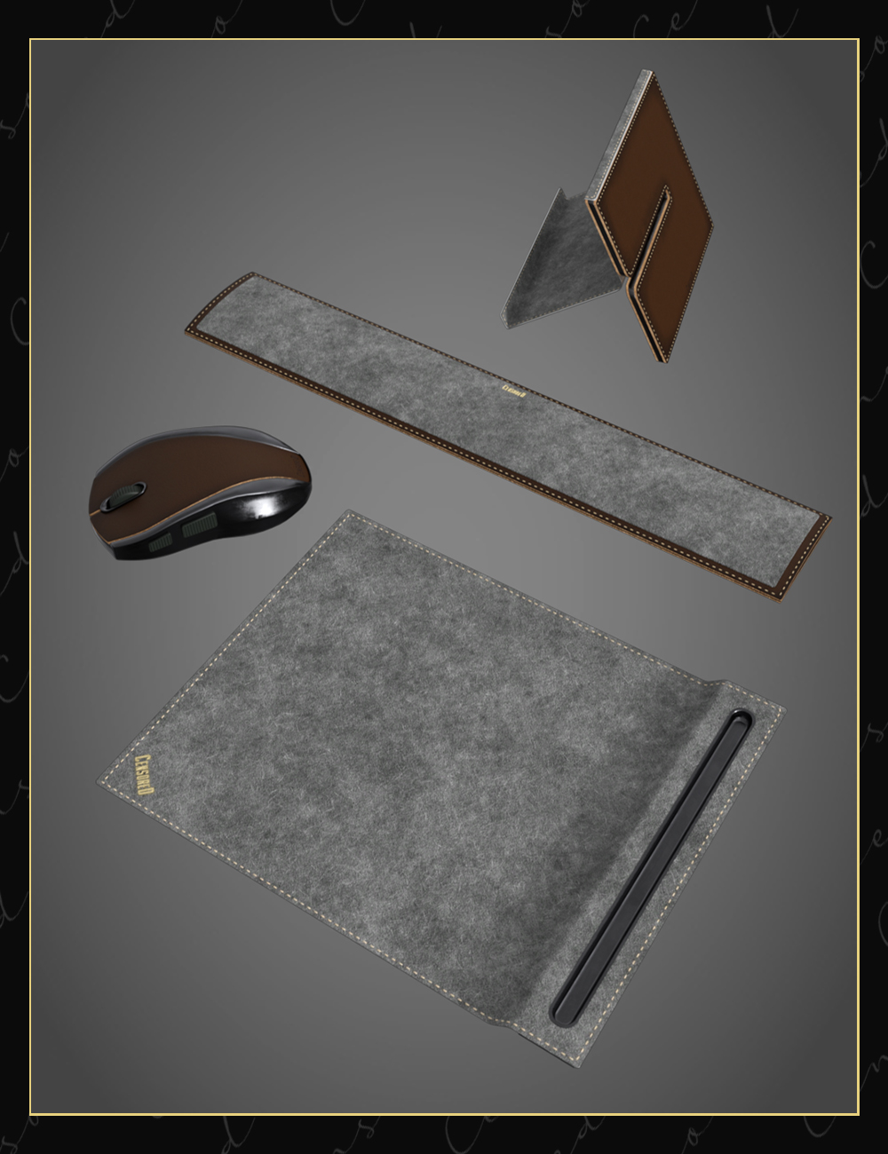 Luxury Office Desk Supplies by: Censored, 3D Models by Daz 3D