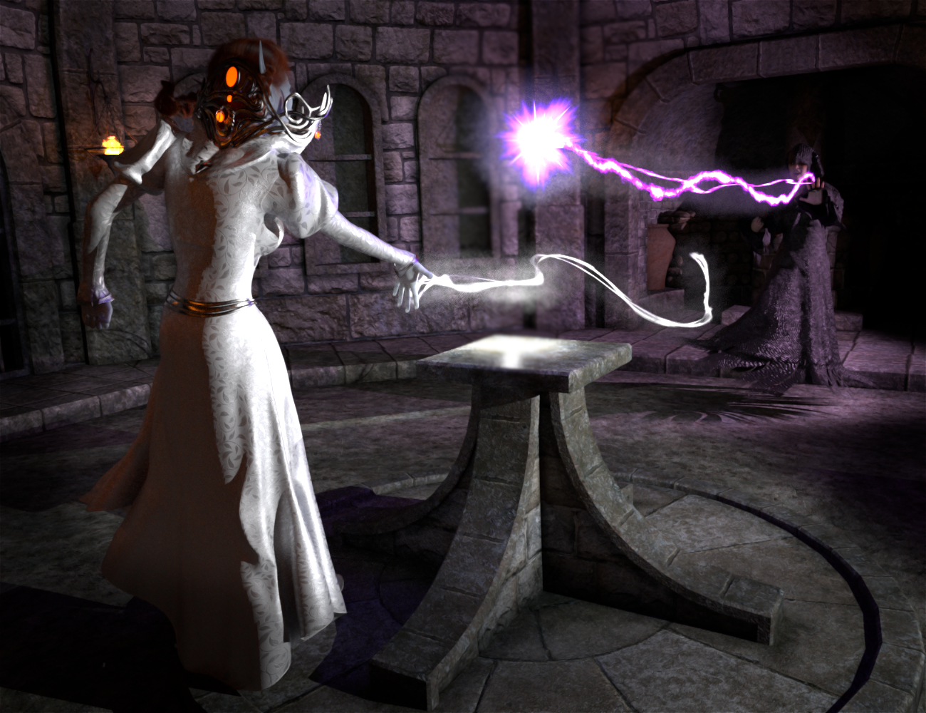SY Battle Magic VDB for Genesis 8 by: Sickleyield, 3D Models by Daz 3D