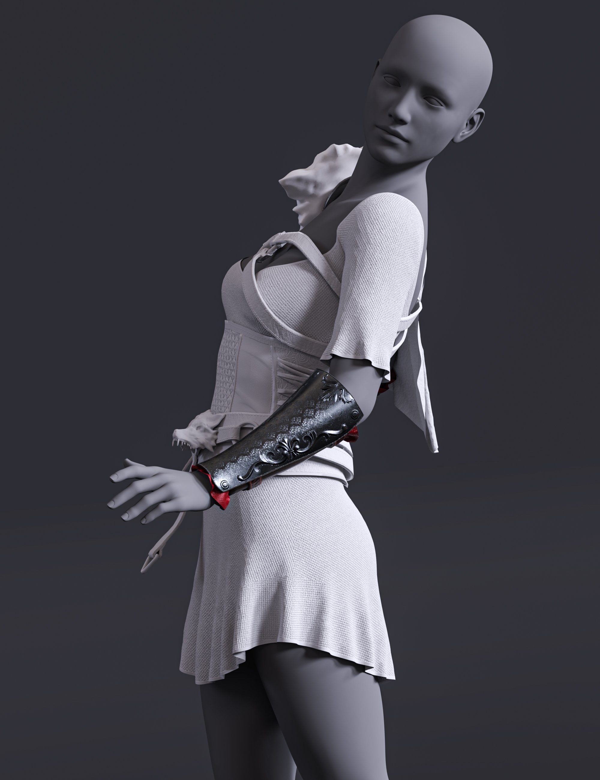 Aurola Warrior Wolf Hand Armor for Genesis 8 and 8.1 Females Aurola Warrior Wolf Hand Armor for Genesis 8 and 8.1 Females by: Beautyworks, 3D Models by Daz 3D