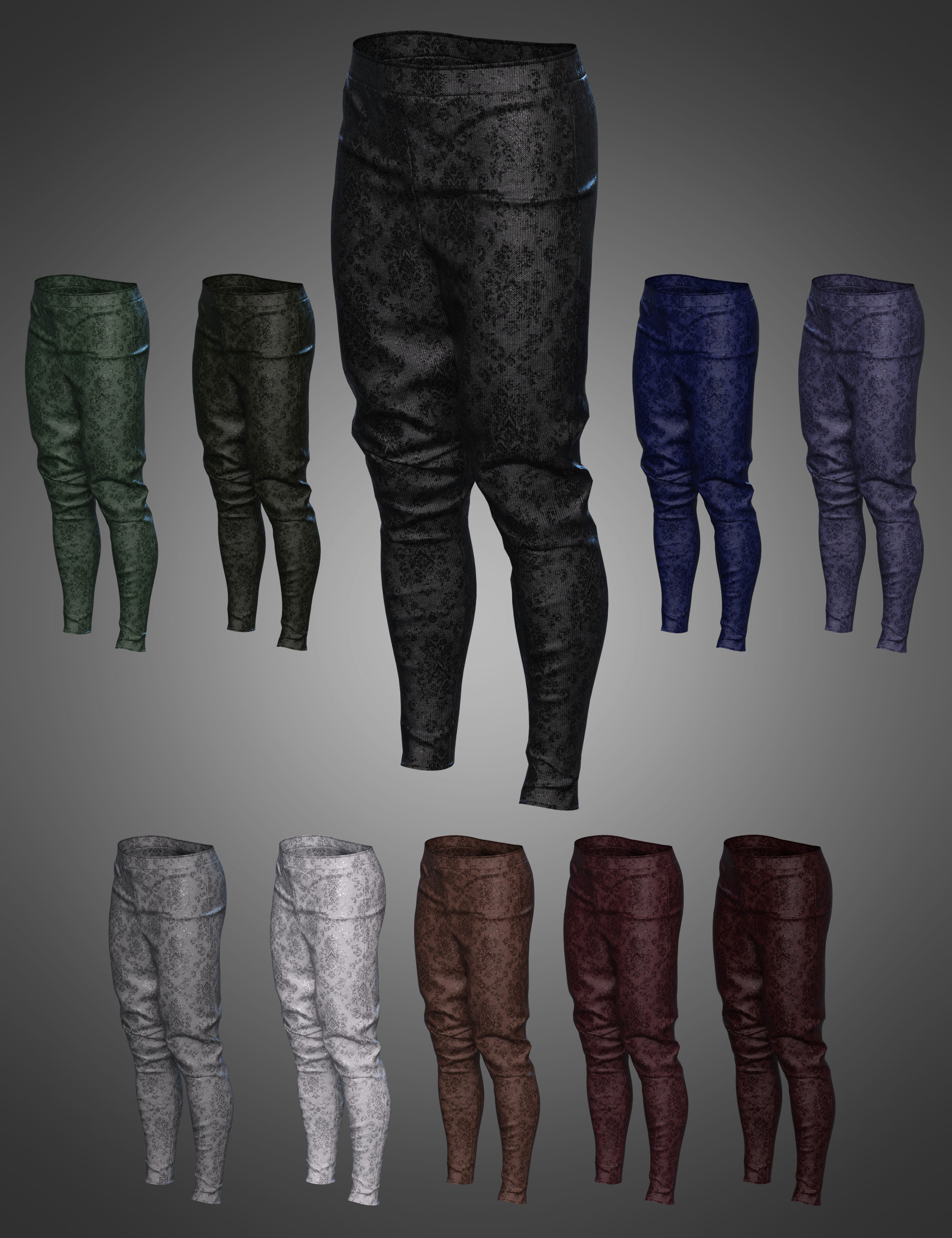 Victorian Vampire Pants for Genesis 8 and 8.1 Males by: fefecoolyellow, 3D Models by Daz 3D