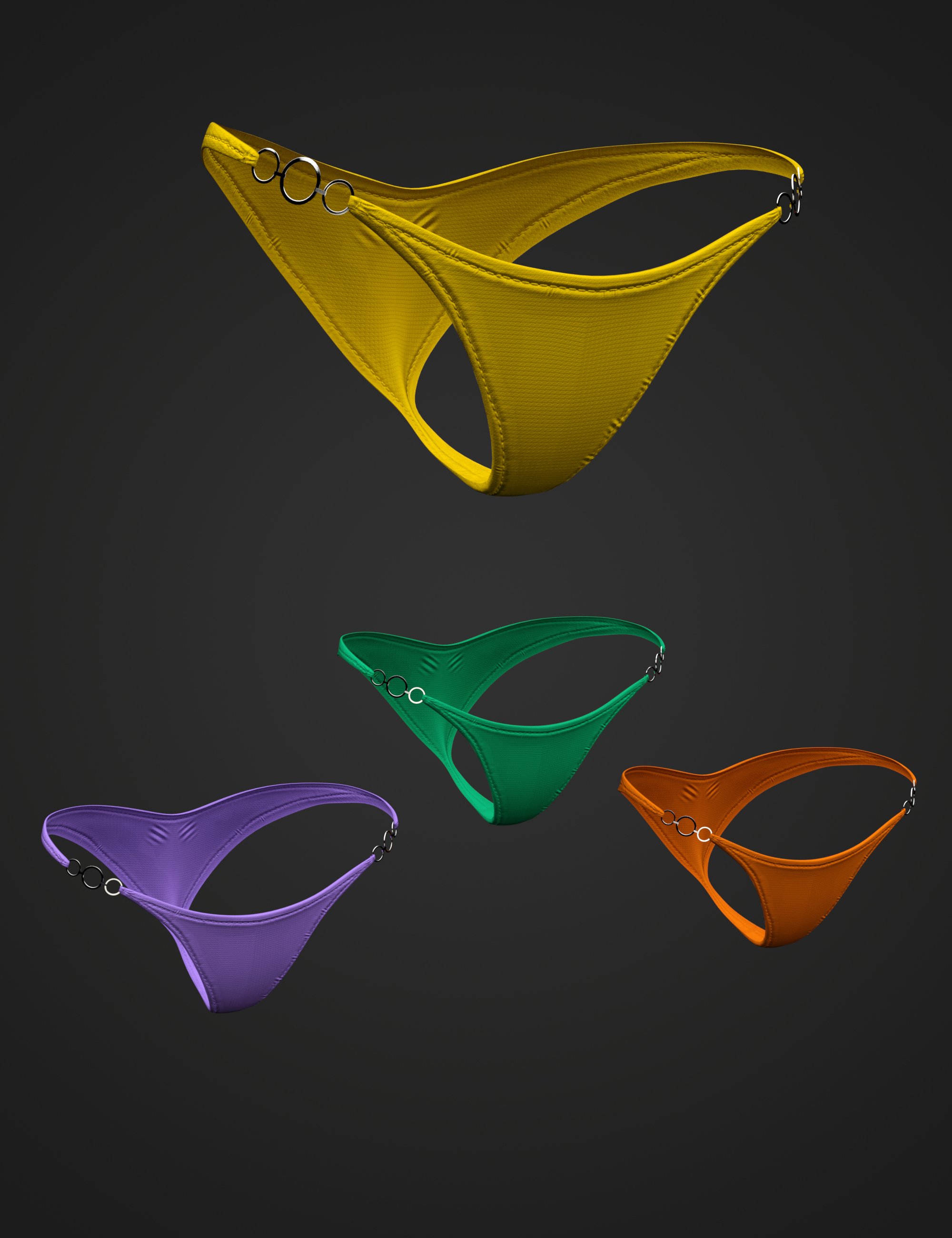 X Fashion Rings Bikini Bottoms for Genesis 8 and 8.1 Females X Fashion Rings Bikini Bottoms for Genesis 8 and 8.1 Females by: xtrart-3d, 3D Models by Daz 3D