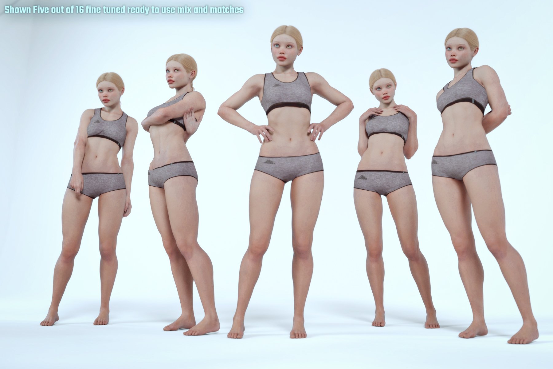 Charming Standing Poses for Genesis 8 and 8.1 Females Charming Standing Poses for Genesis 8 and 8.1 Females by: Aeon Soul, 3D Models by Daz 3D