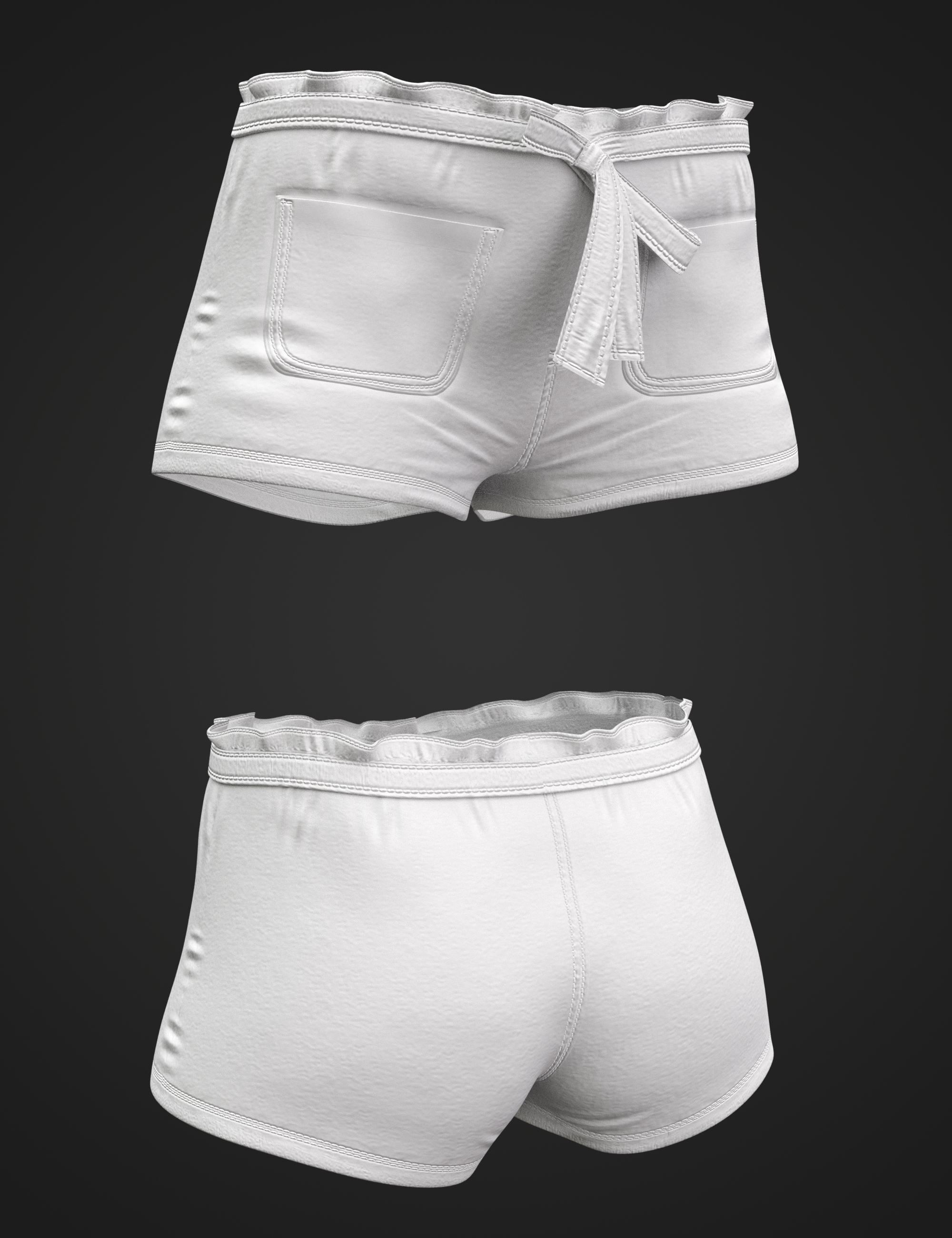 X Fashion Soft and Casual Shorts for Genesis 8 and 8.1 Females by: xtrart-3d, 3D Models by Daz 3D