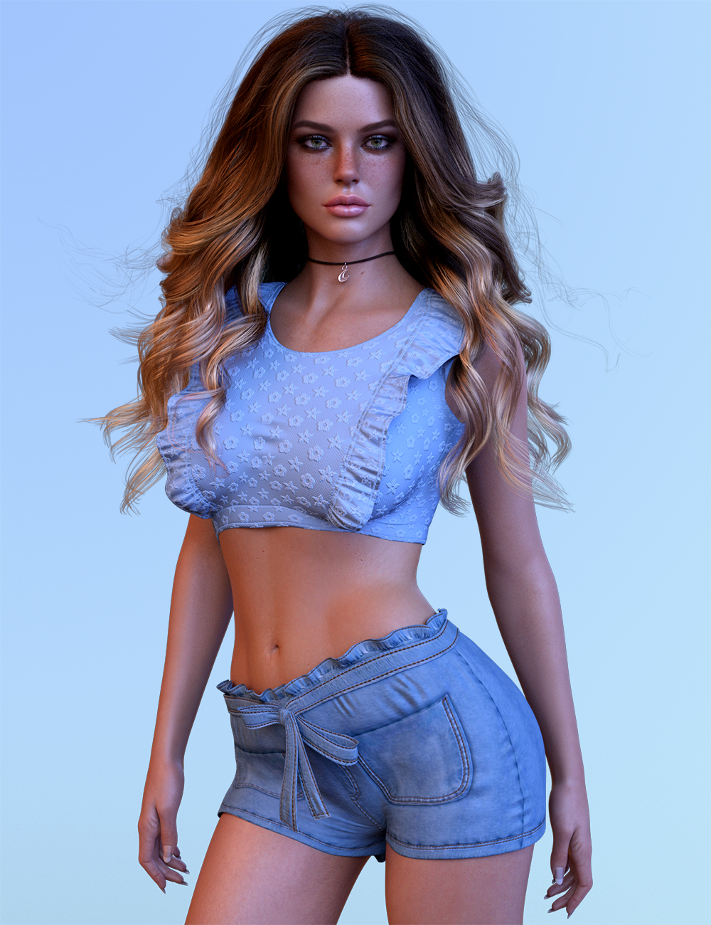 X Fashion Soft and Casual Outfit for Genesis 8 and 8.1 Females by: xtrart-3d, 3D Models by Daz 3D