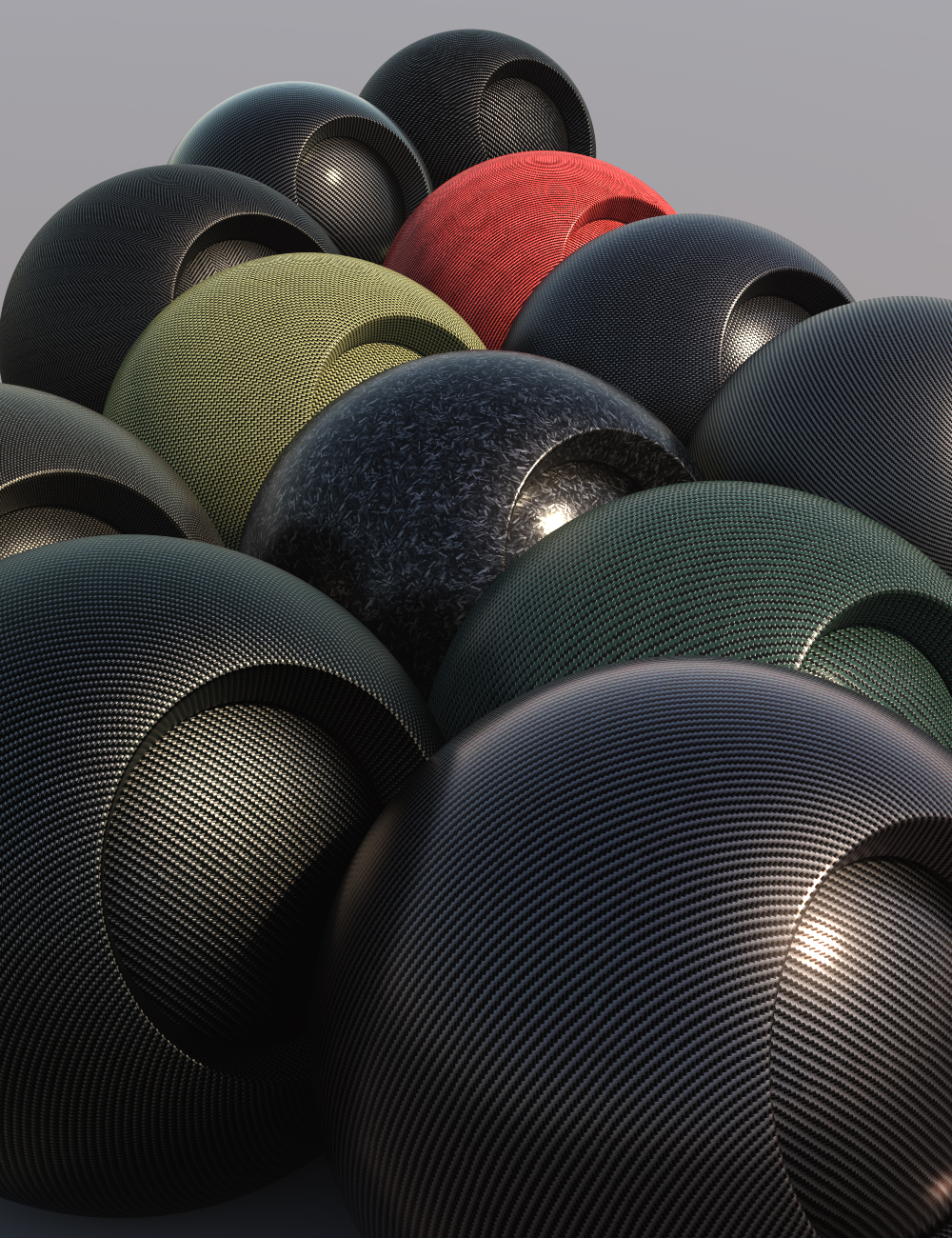 Carbon Fiber - Iray Shaders by: Dimidrol, 3D Models by Daz 3D