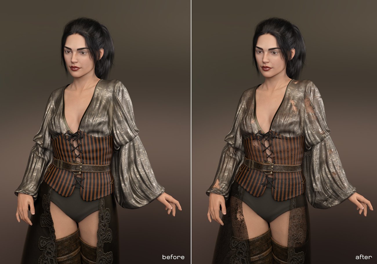 Ripped Burlap Shaders Ripped Burlap Shaders by: Atenais, 3D Models by Daz 3D